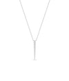 White gold Diamond Drop elegant graceful classic design
