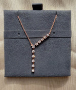 Y shape studded diamonds 0.50 ctw half-carat close-up
