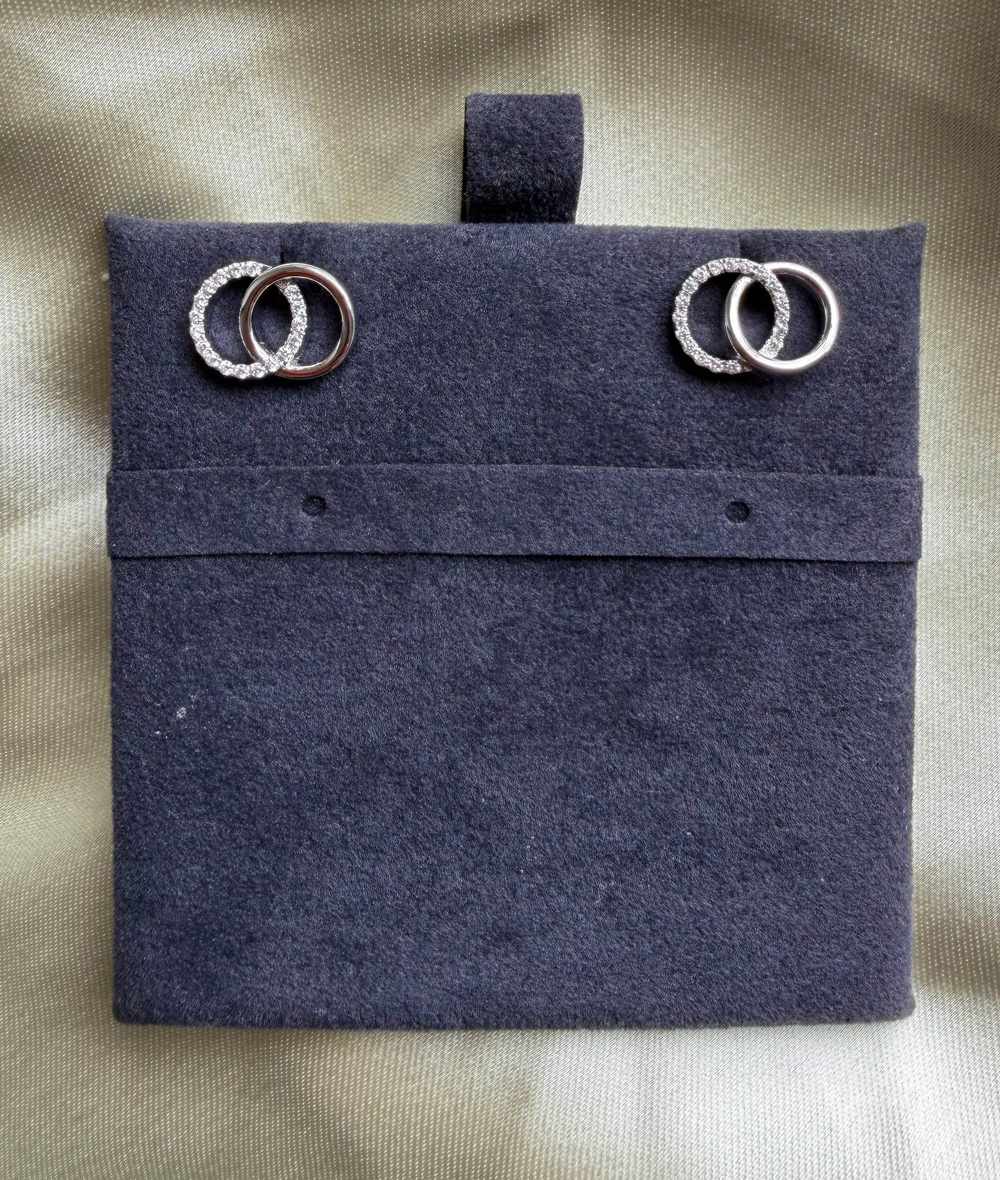 Diamond Circle Earring