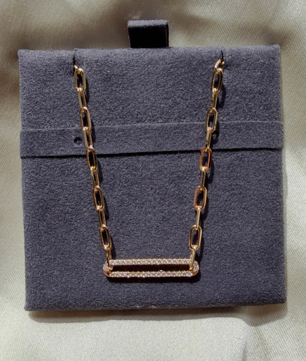 Paper Clip Necklace alternate view