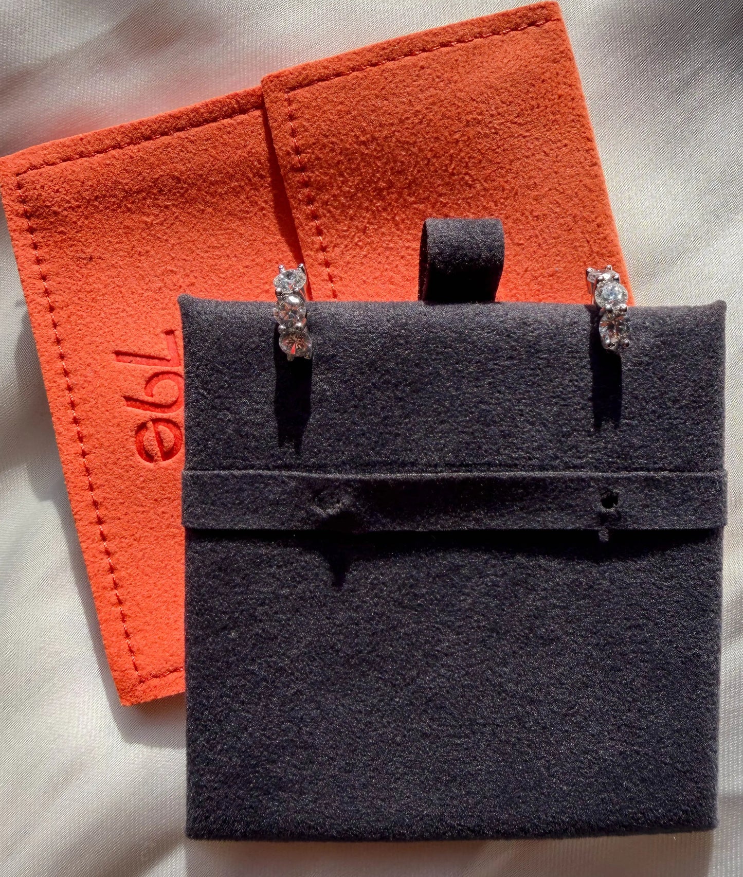 Diamond Hoop Earrings