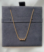 Three Stone Necklace