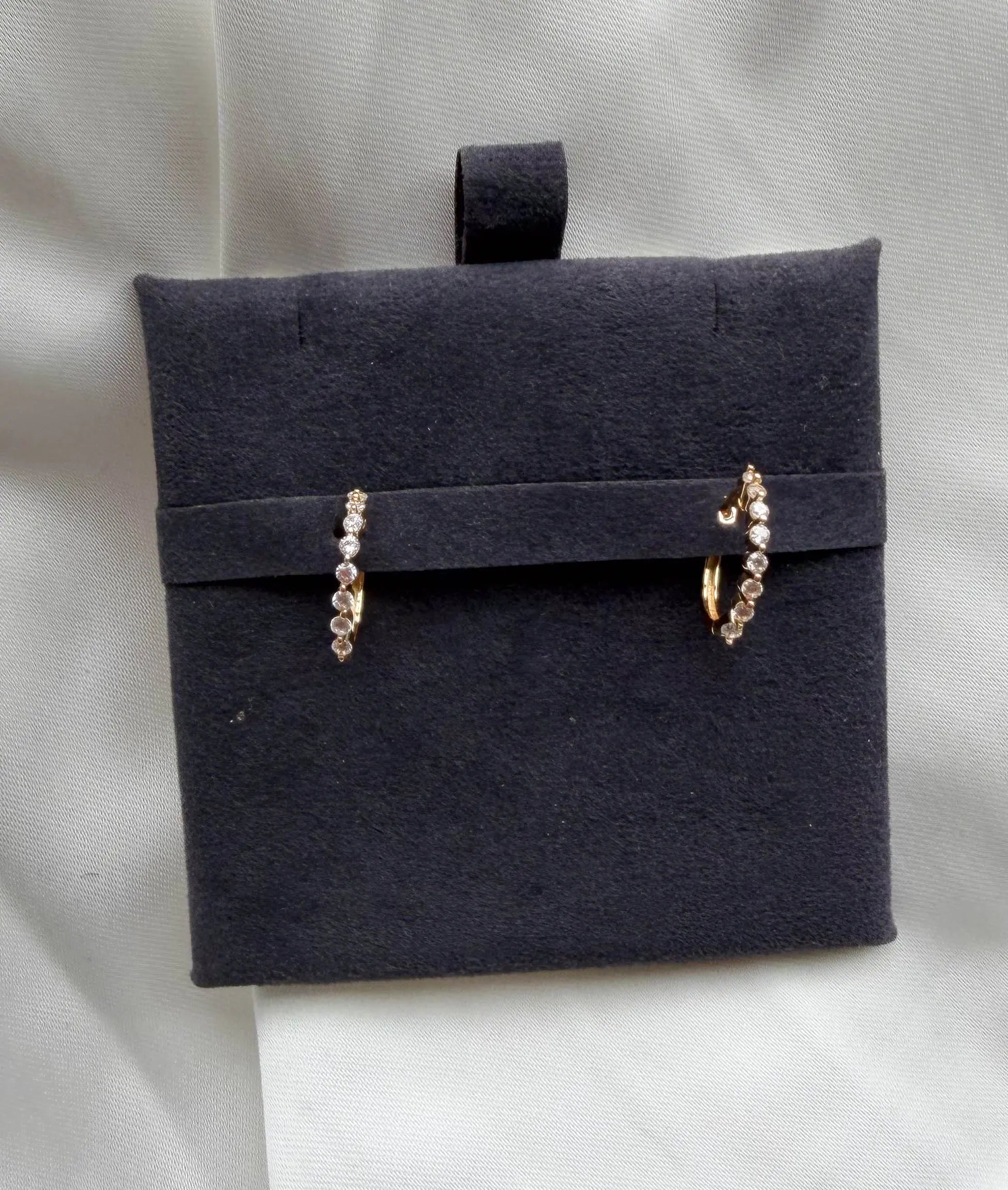 Diamond Hoop Earring