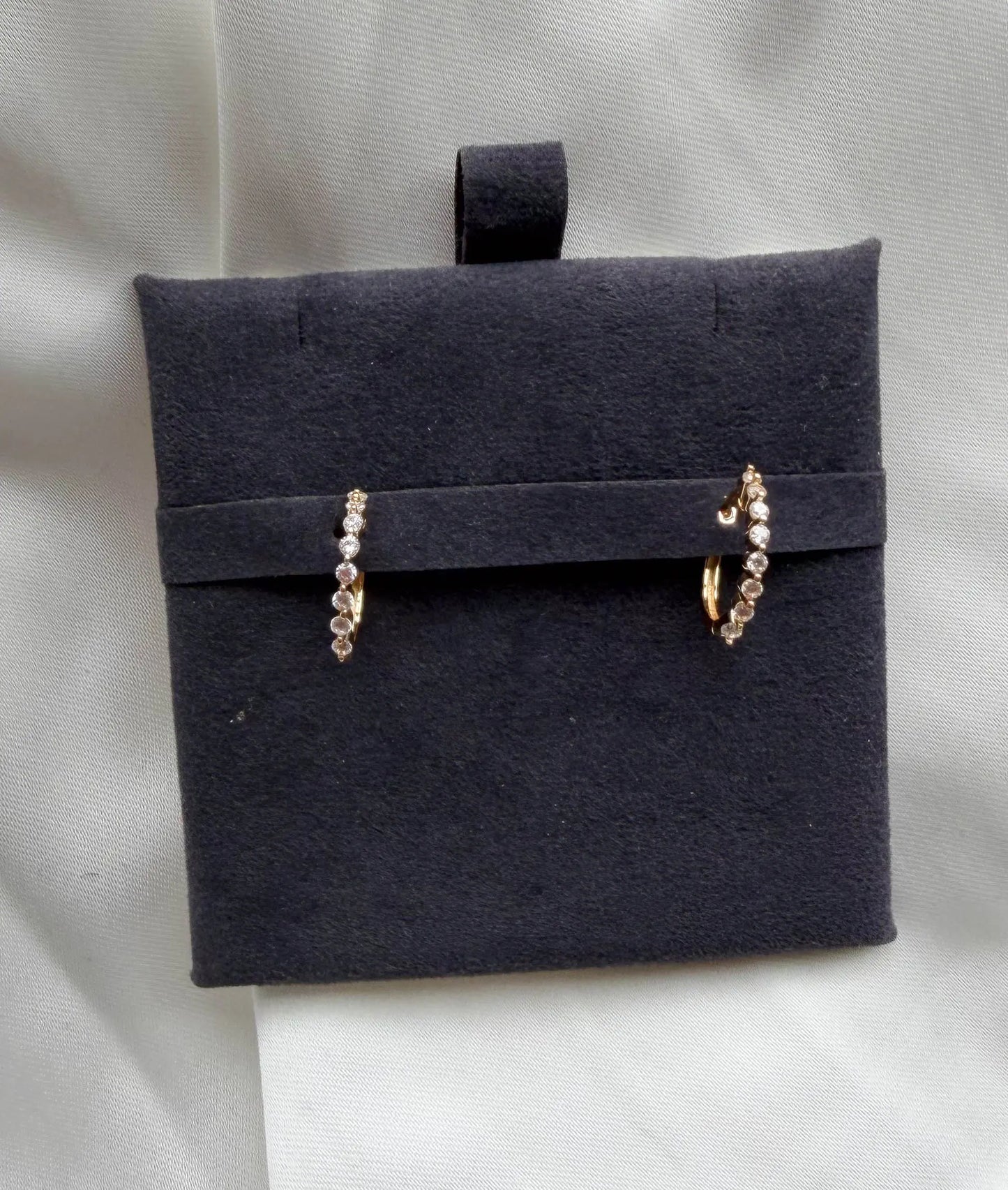 Diamond Hoop Earring