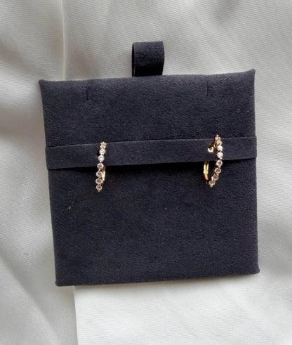 Diamond Hoop Earring