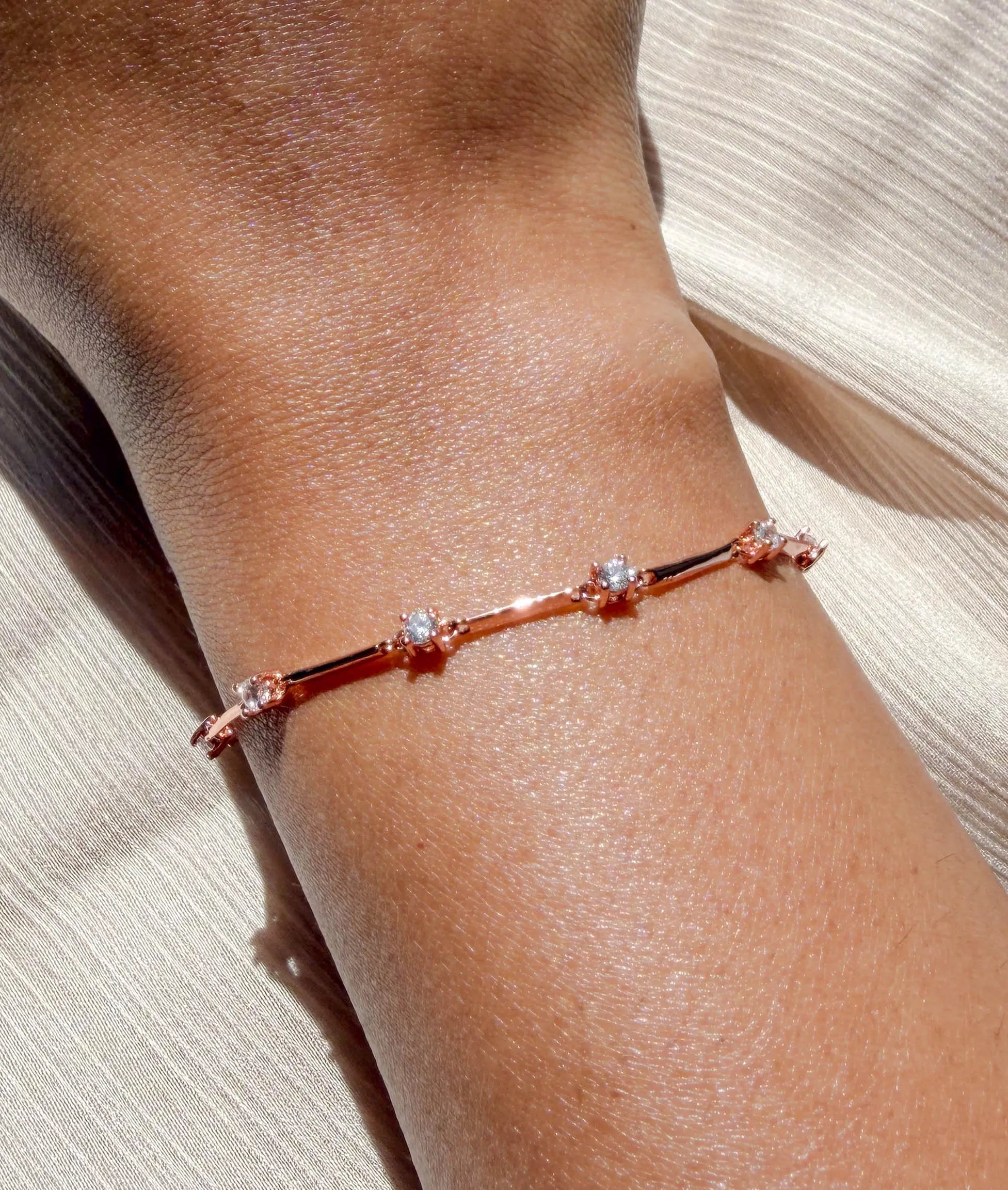 Diamond Station Bracelet