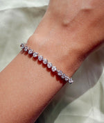 Bezel Diamond Tennis Bracelet