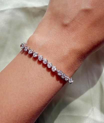 Diamond Bezel Tennis Bracelet