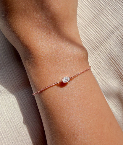 Diamond Solitaire Bracelet