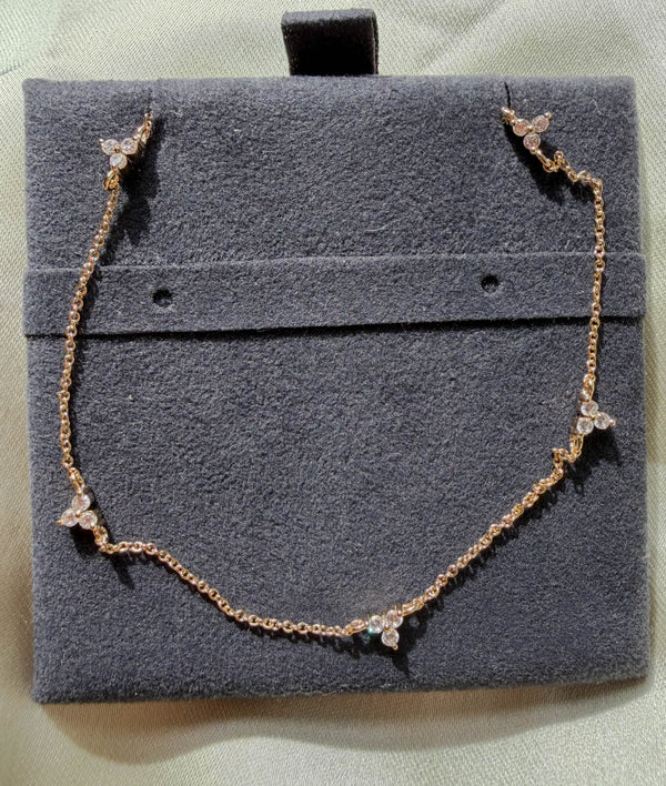 Diamond Station Necklace alternate view