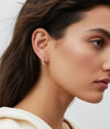 Diamond Baguette Hoop Earring on display highlighting must-have sophisticated appeal