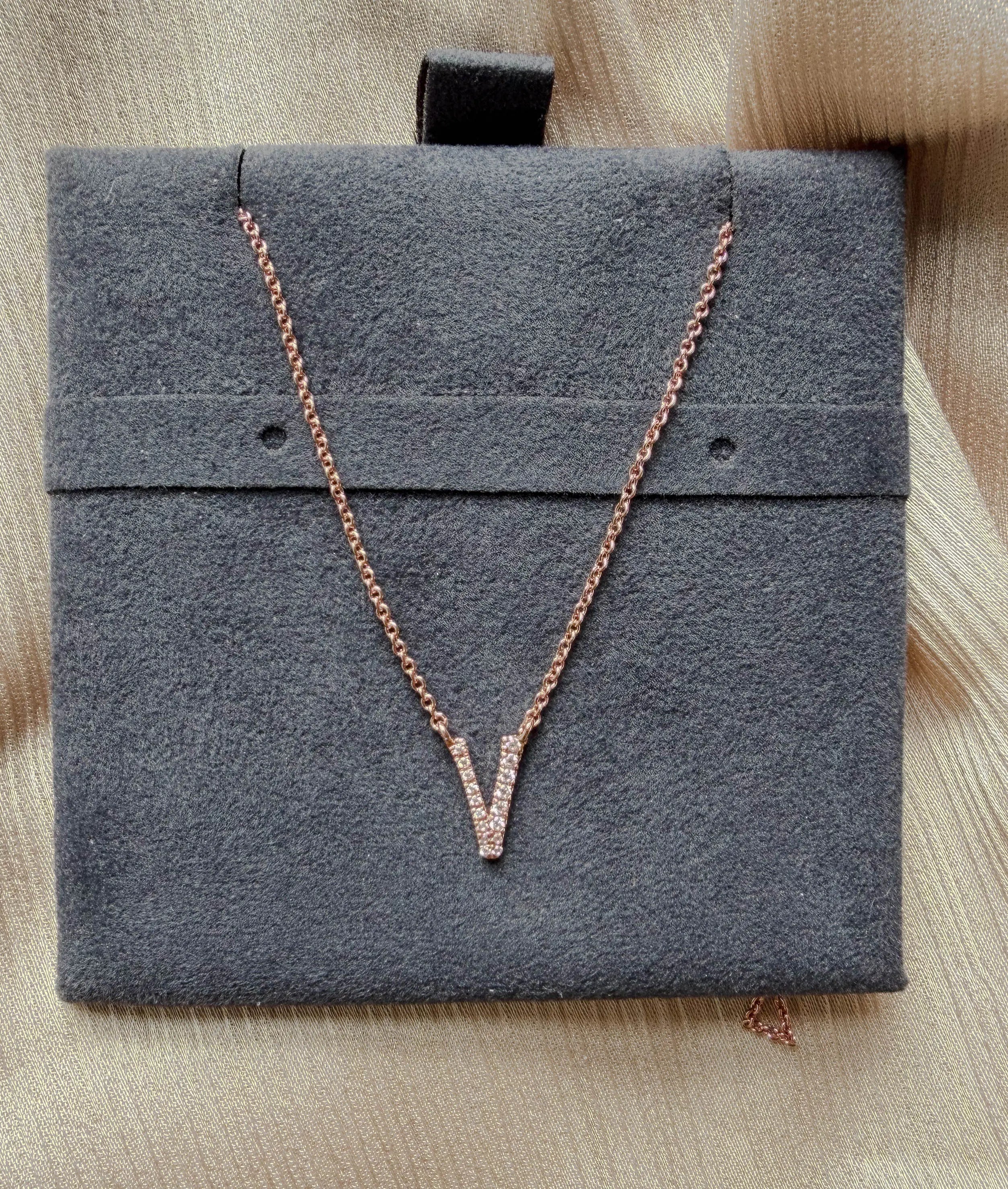 10mm pave initial birthstone solitaire detail view