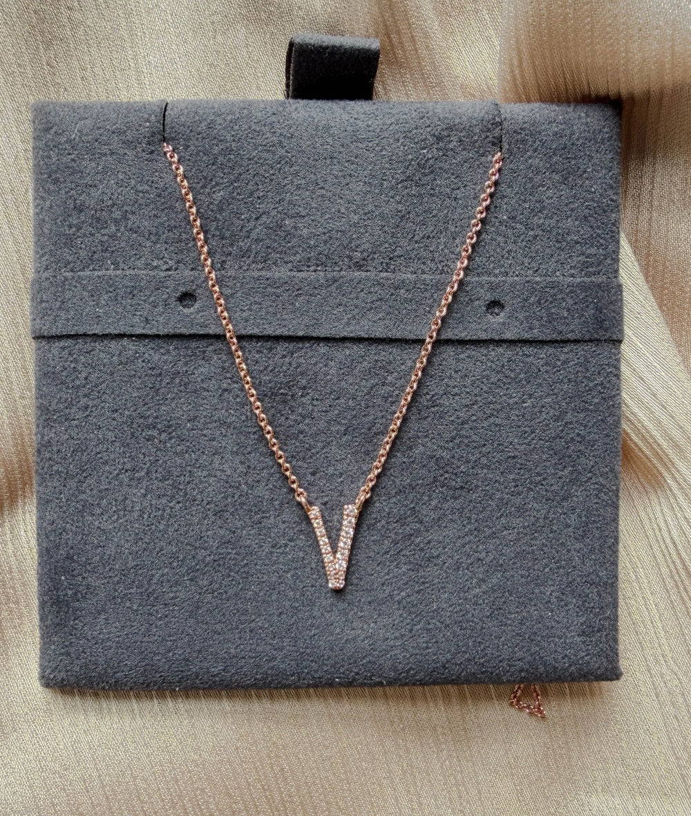 10mm pave initial birthstone solitaire detail view