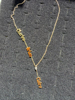 Y shape three names diamonds 5mm 0.15 ctw close-up
