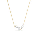 Three-Stone Diamond Necklace media