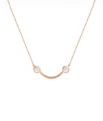 Two-Stone Smile Diamond Necklace media