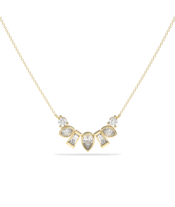 JF13151 yellow gold necklace jewelry piece