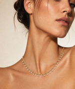 Diamond Sparkle Necklace in 14K solid gold chain design