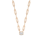 JF11038 rose gold necklace jewelry piece
