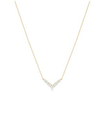 Diamond Chevron Necklace media