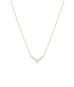 Diamond Chevron Necklace media