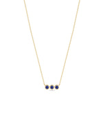 Three Stone Bar Necklace media