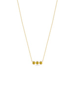 Three Stone Bar Necklace media