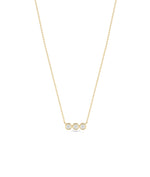 Three Stone Bar Necklace media
