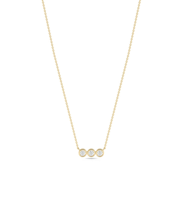Three Stone Bar Necklace media