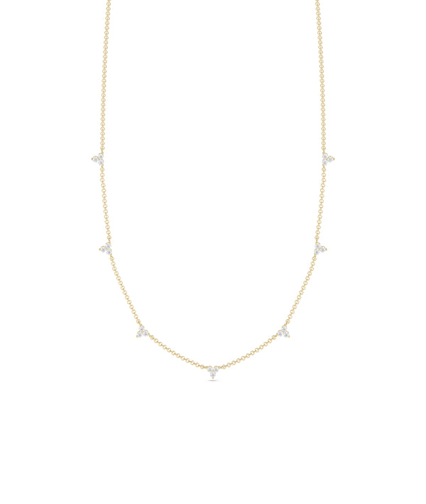 Diamond Trio Station Necklace media