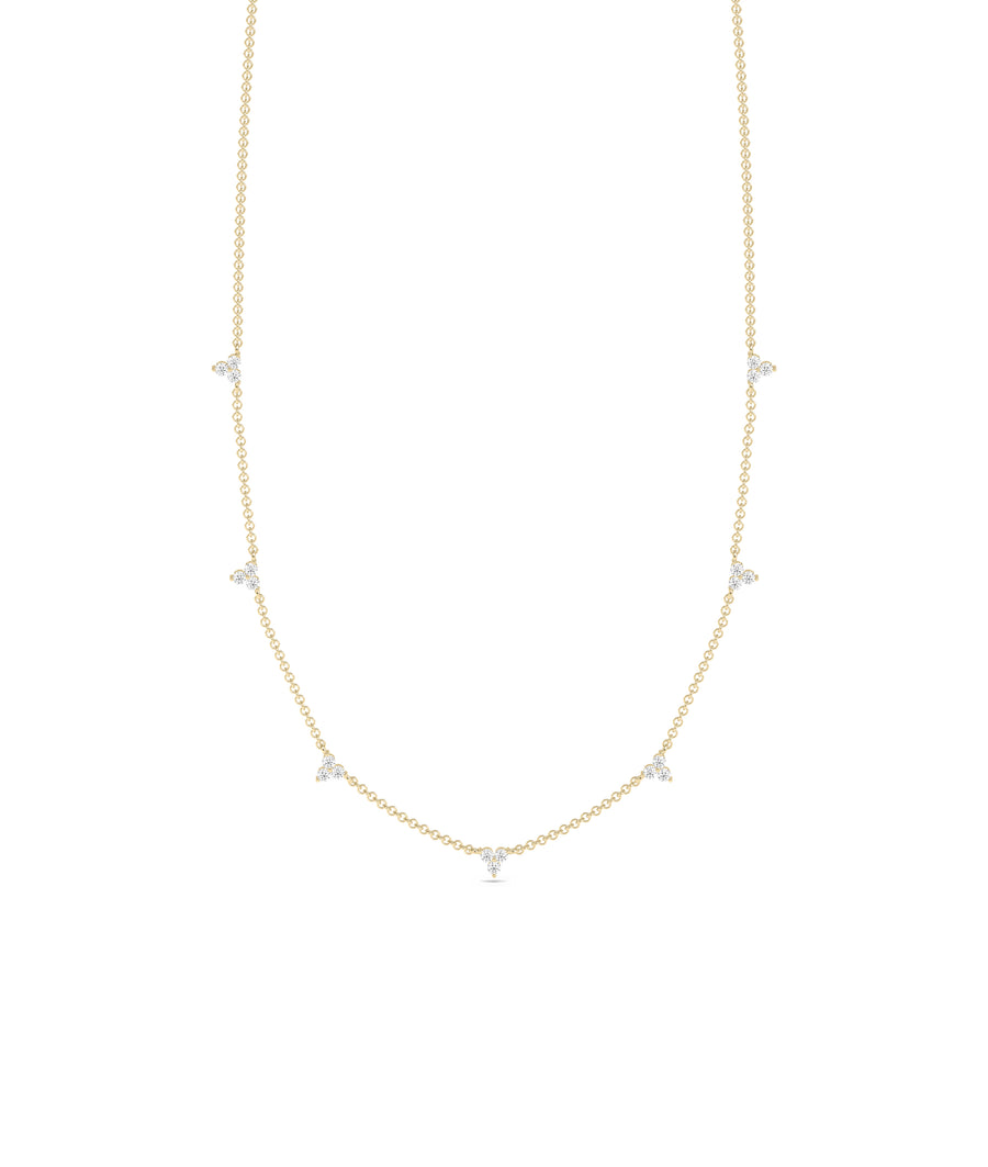 Diamond Trio Station Necklace media