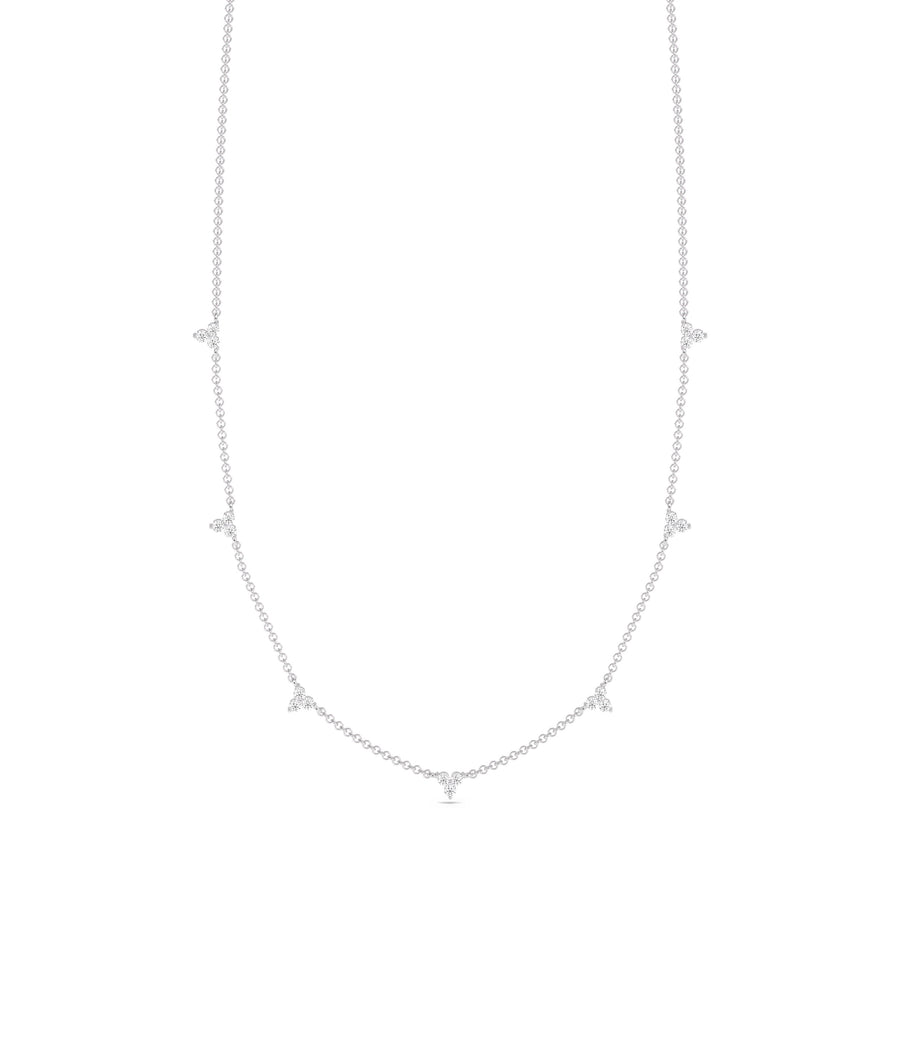 Diamond Trio Station Necklace media