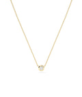 Diamond Bezel Solitaire Necklace