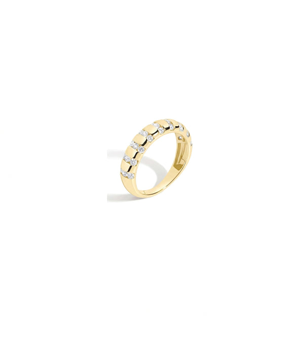 Striped Diamond Ring media alternate view