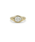 Bezel Pinky Diamond Solitaire Ring