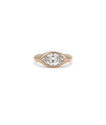 Bezel Pinky Diamond Solitaire Ring media