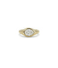 Bezel Pinky Diamond Solitaire Ring
