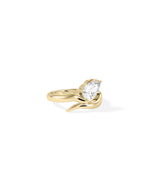 Bypass Pear Lab Diamond Ring media