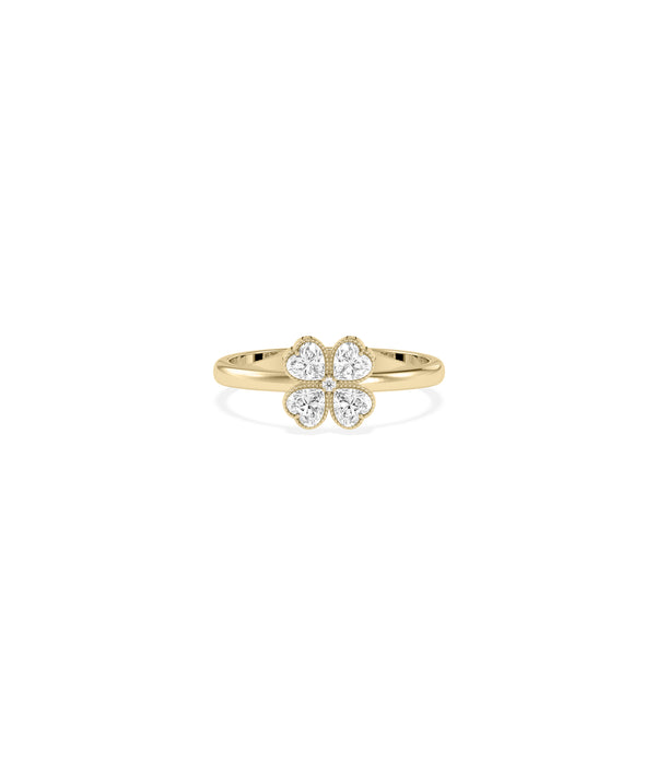 Four Leaf Clover Diamond Ring media