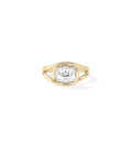 Bezel Cushion Lab Diamond Solitaire Ring