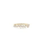 Wide Diamond Cluster Band Ring media