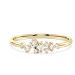 Diamond Cluster Band Ring media