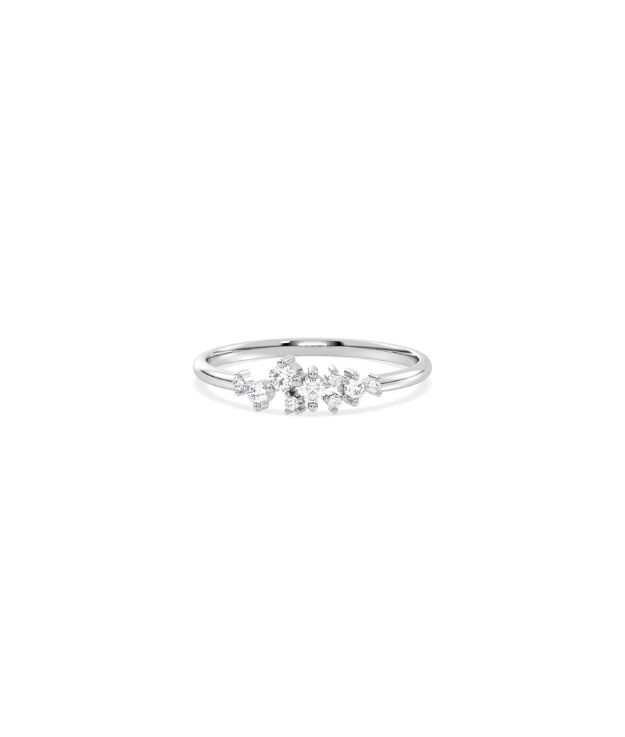 Diamond Cluster Band Ring media