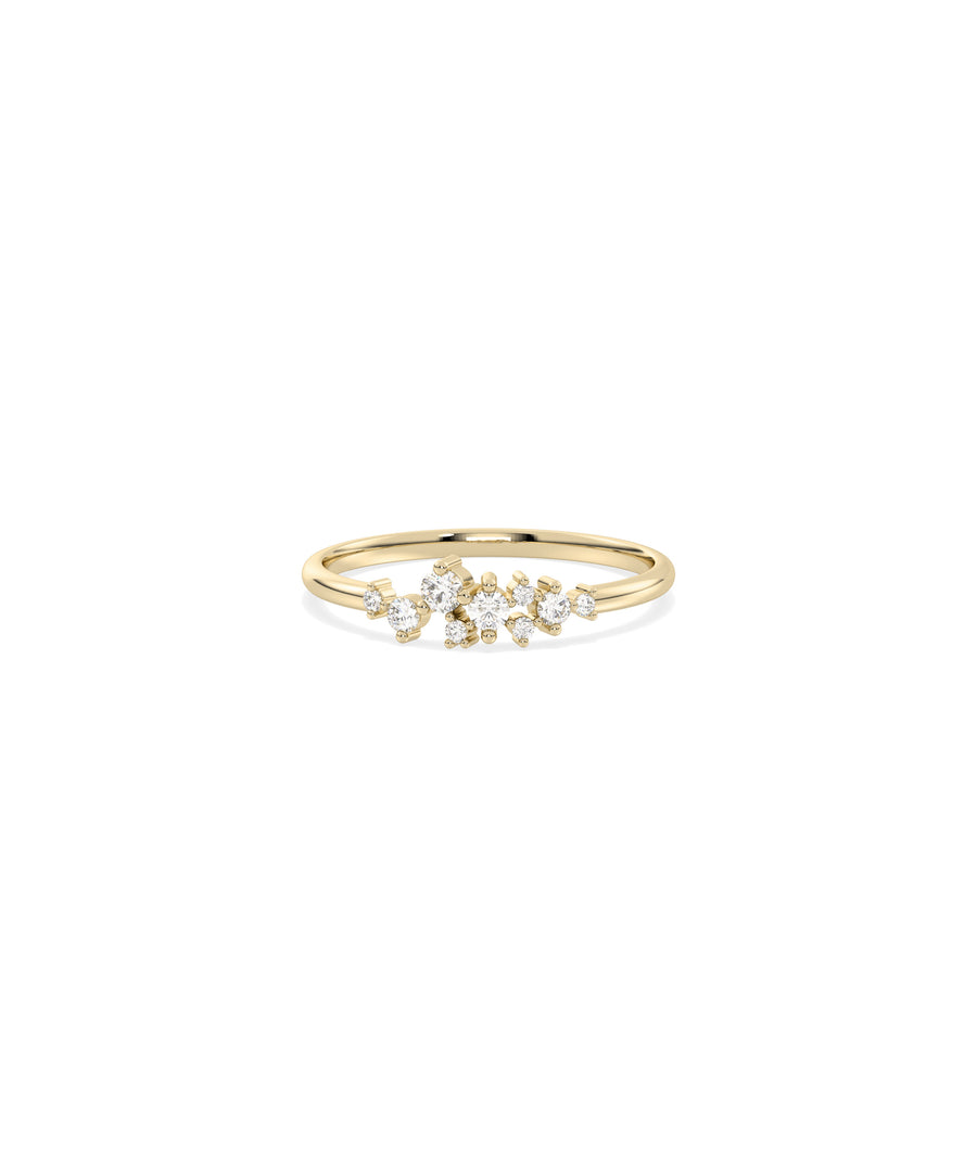 Diamond Cluster Band Ring media