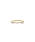 Waving Diamond Band Ring