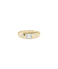 Multi-Shape Bezel Diamond Dome Ring