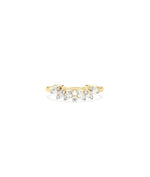 Curved Multi-Shape Diamond Band Ring media