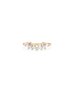 Curved Multi-Shape Diamond Band Ring media