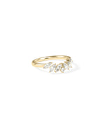 Curved Multi-Shape Diamond Band Ring media