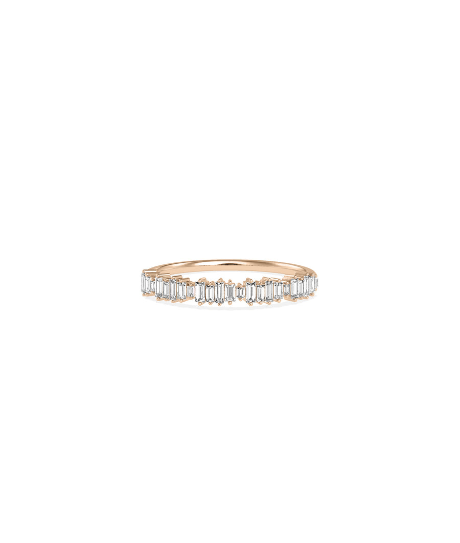 Diamond Baguette Line Band Ring media